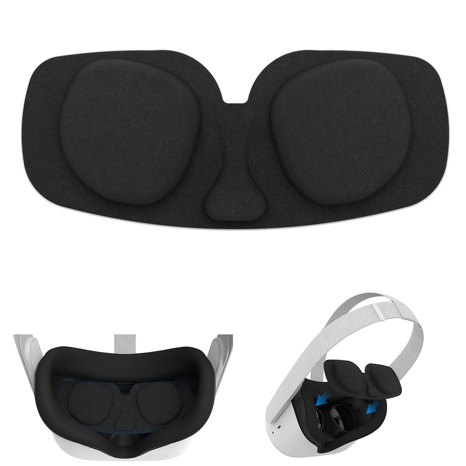 Lens Protective Cover VR Glasses Accessories Soft Dustproof Pad Protection Cover for Oculus Quest 2 Lens Protective Cover VR Glasses Accessories Soft Dustproof Pad Protection Cover for Oculus Quest 2